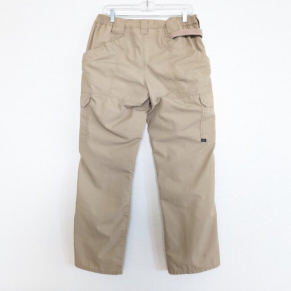 511 TACTICAL Pants Women's 12 Taclite Beige Outdoor Zip Button Pockets Casual - Picture 5 of 14